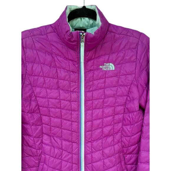 The North Face Hot Pink Fuschia Zip Nylon Package Kids L 14 Jacket (women's sm) - Picture 4 of 7